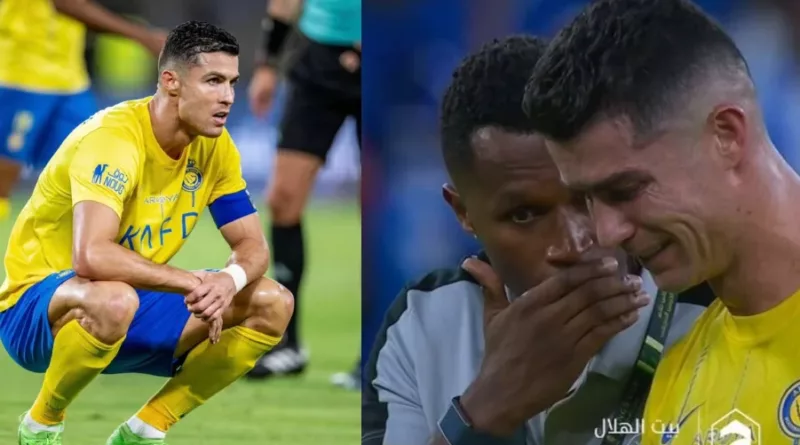 Cristiano Ronaldo after Al-Nassr loss.