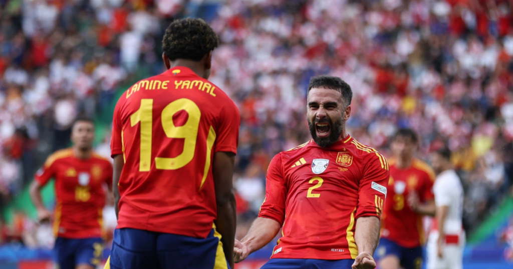 Spain beat Croatia 3-0 in Euro 2024 Group B opener (Credit: Getty)