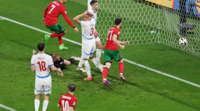 Euro 2024 Goal disallowed for Portugal