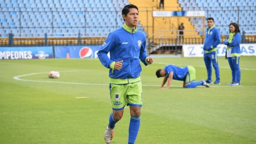 Oscar Castellanos as seen in training