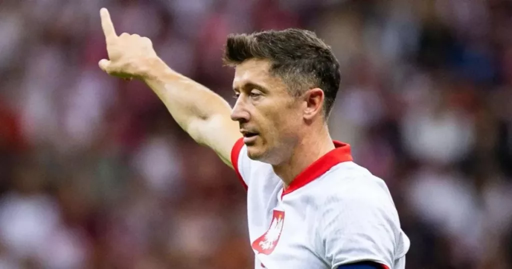 Poland's Robert Lewandowski