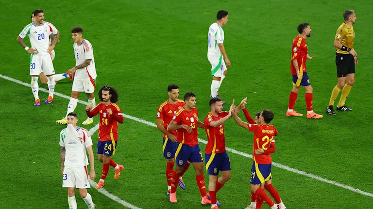 Spain vs Italy player ratings