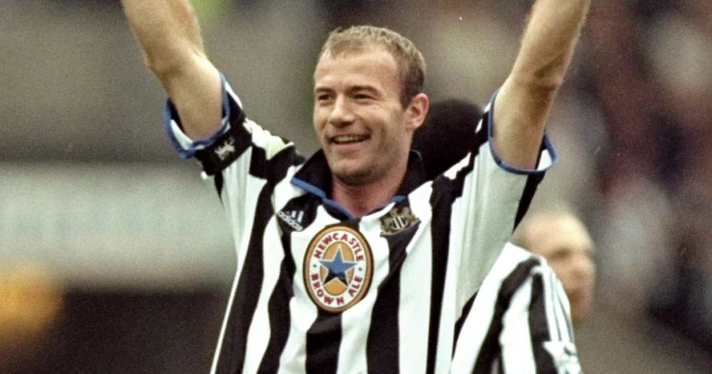 Alan Shearer during his time at Newcastle United