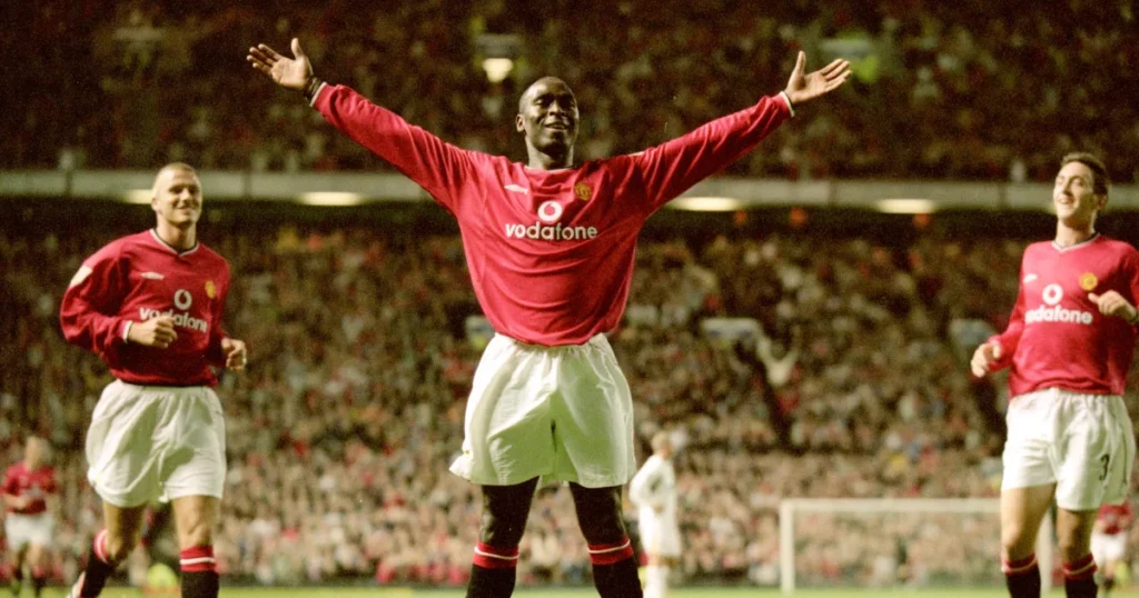 Andy Cole (Image Credit: Manchester United's Official X Account)