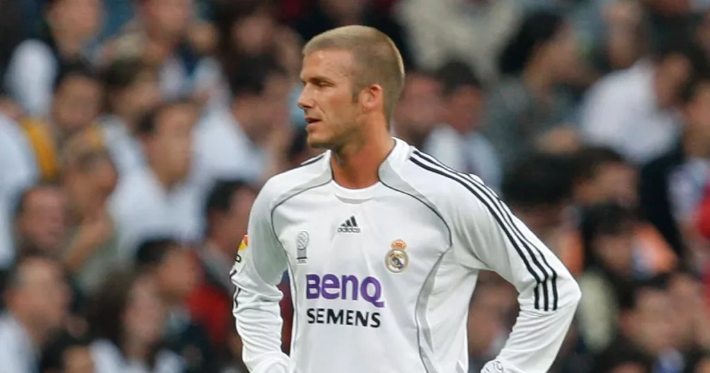 David Beckham arrived at the Spanish capital after an illustrious spell at Manchester United