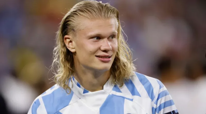 Erling Haaland mocked after a hilarious spelling error in Instagram post