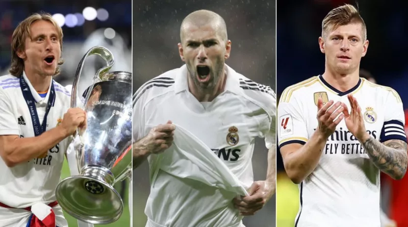 Greatest Real Madrid midfielders