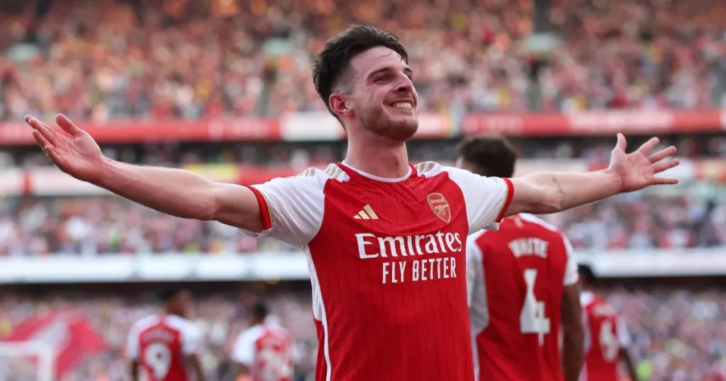 Declan Rice is the highest-paid footballer at Arsenal