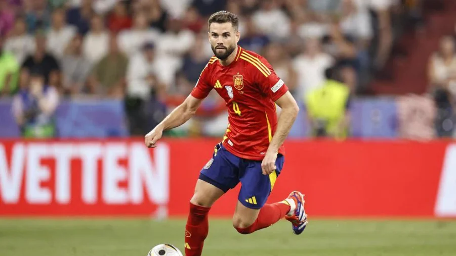 Nacho featuring for Spain