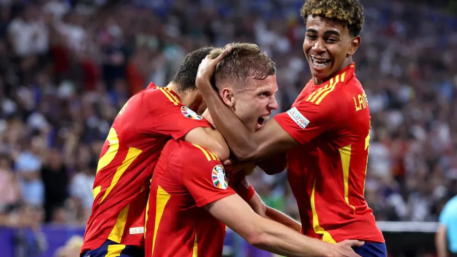 Spain's midfield was spectacular on the night