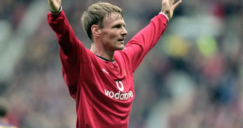 Teddy Sheringham (Image Credit: Manchester United's Official X Account)