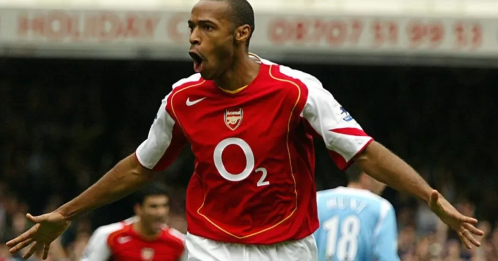 Thierry Henry ended the invincible season with a 30-goal tally