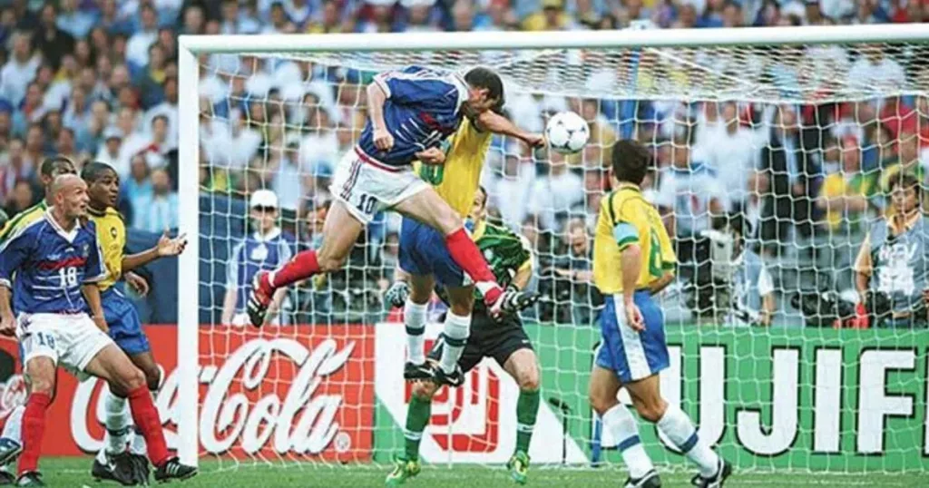 Zidane's legendary header vs Brazil