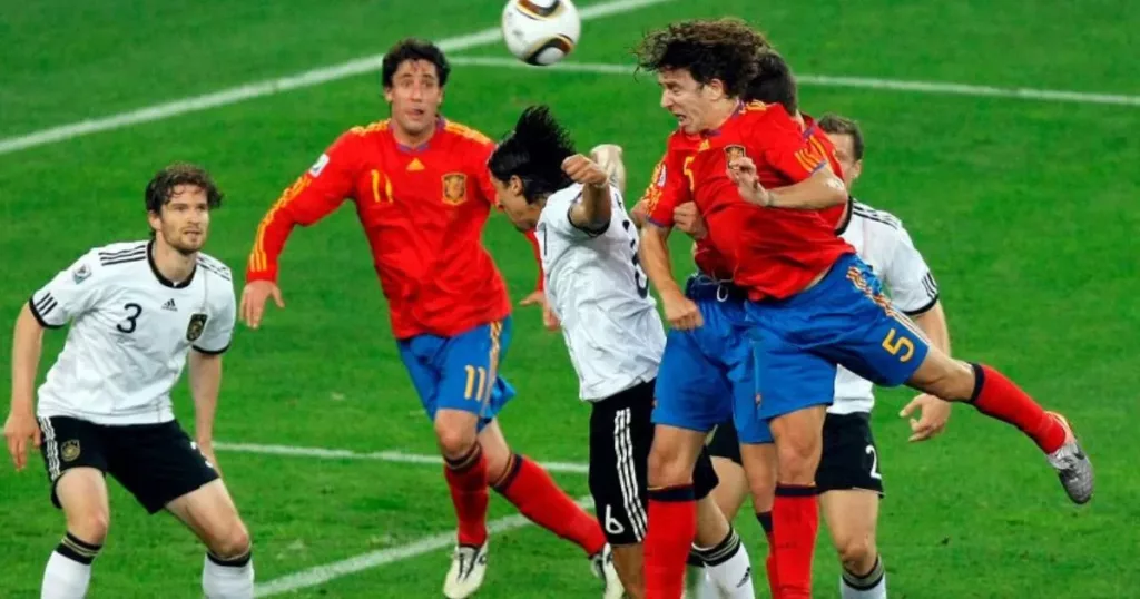 Carles Puyol's header against Germany