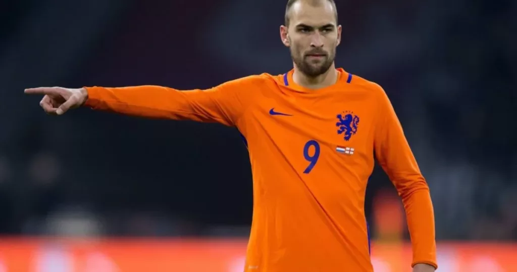 Bas Dost for the Dutch national football team