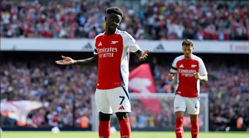 Arsenal's Bukayo Saka draws comparisons to football legends