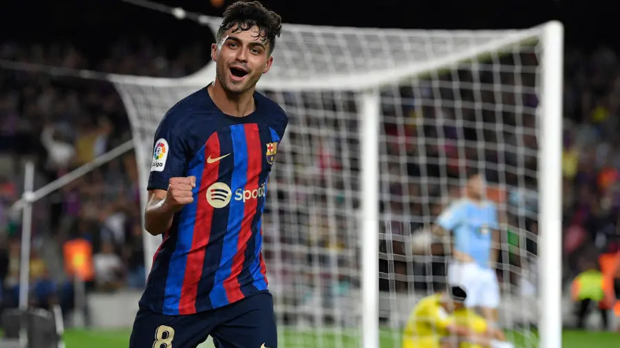 Manchester United’s Interest Looms over Pedri as the Barca midfielder up for sale.