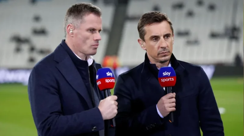 Jamie Carragher and Gary Neville