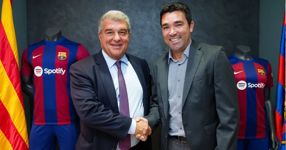 Joan Laporta and Deco