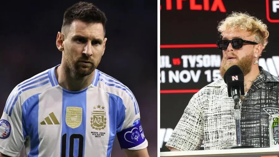 Jake Paul on Lionel Messi