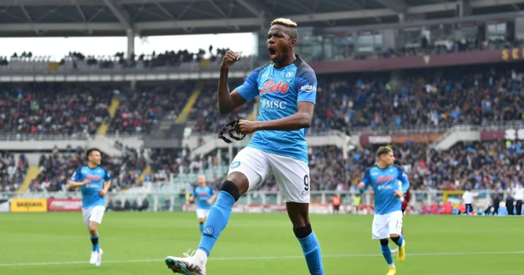 Napoli spent €70 million on Victor Osimhen who arrived from Lille