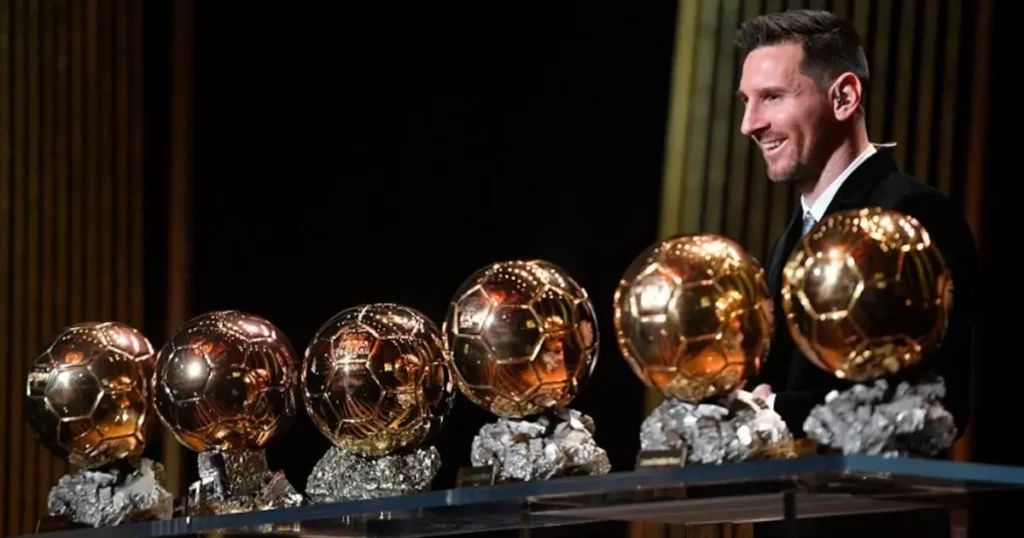 Lionel Messi Ballon d'Or award