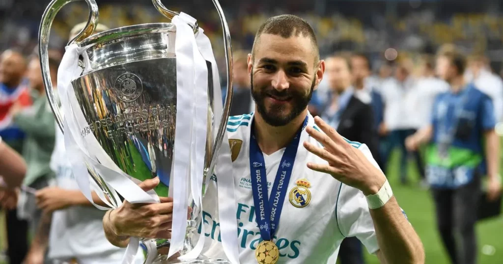 Karim Benzema's Champions League titles