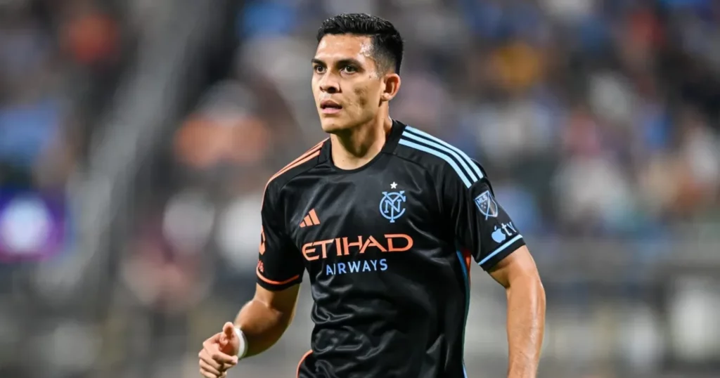 New York City striker Alonso Martinez