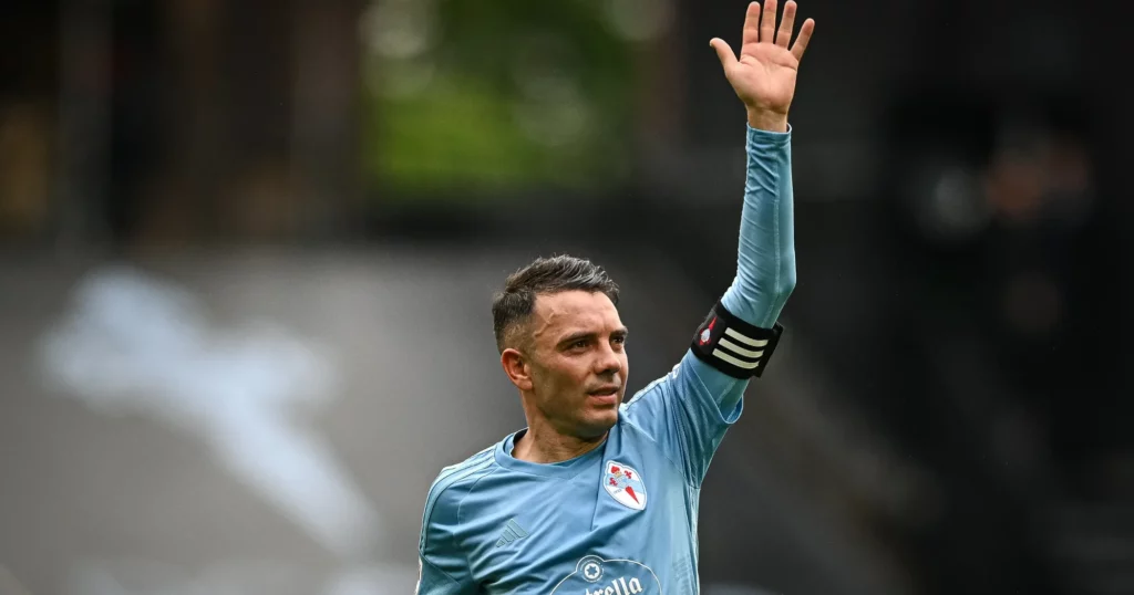 Celta Vigo captain Iago Aspas