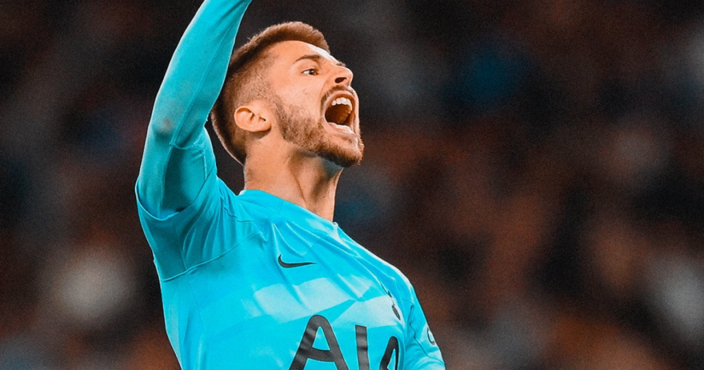 Spurs goalkeeper Guglielmo Vicario -Getty Images