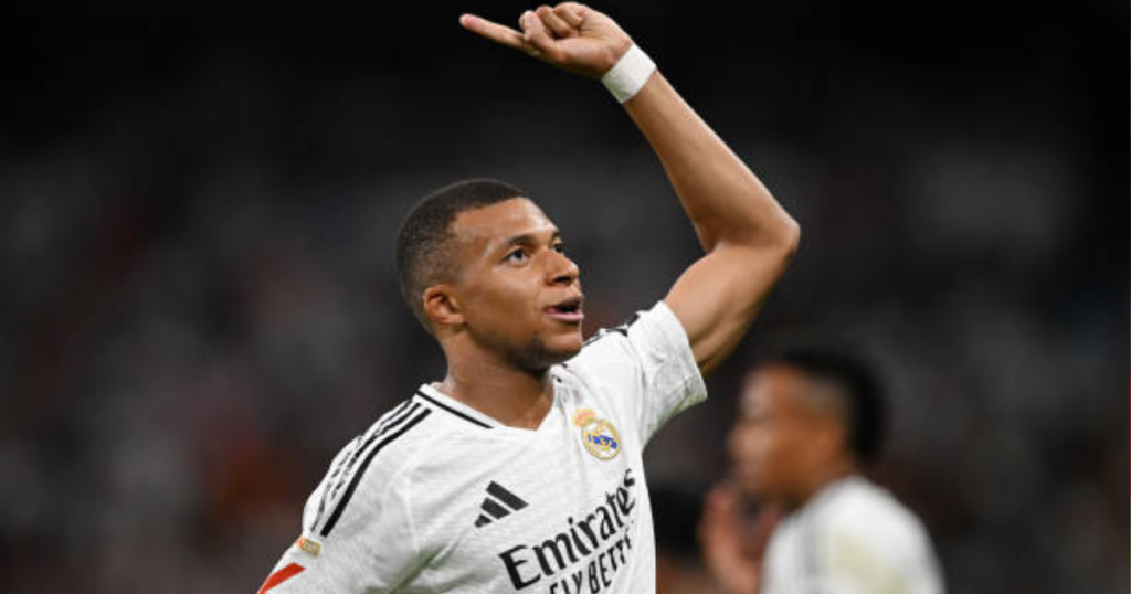 Real Madrid forward Kylian Mbappe 