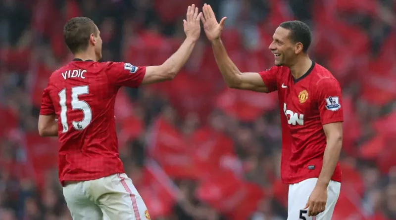 Rio Ferdinand & Nemanja Vidic