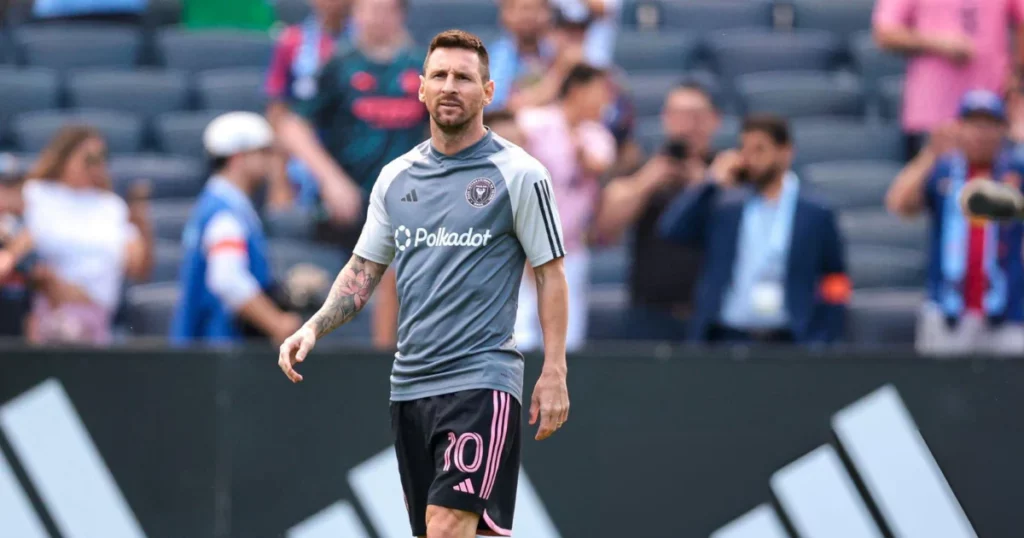 Lionel Messi during Warm-up