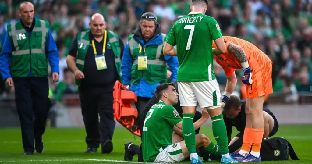 Ireland were blown away by England in the first half 