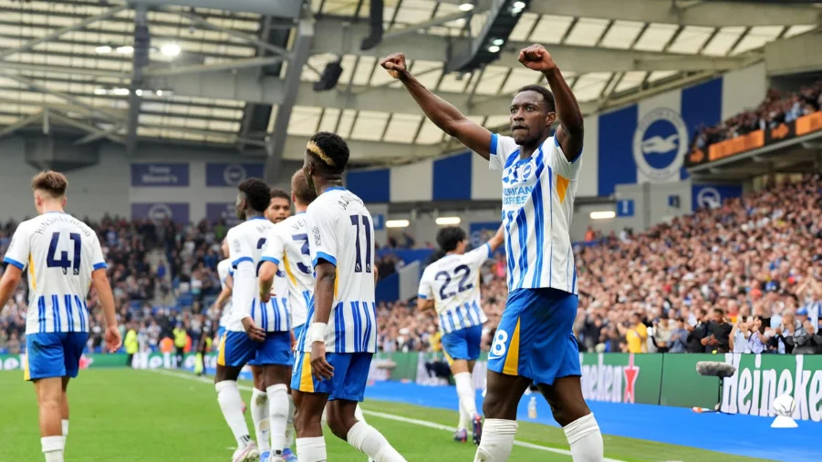 Brighton and Hove Albion's Danny Welbeck