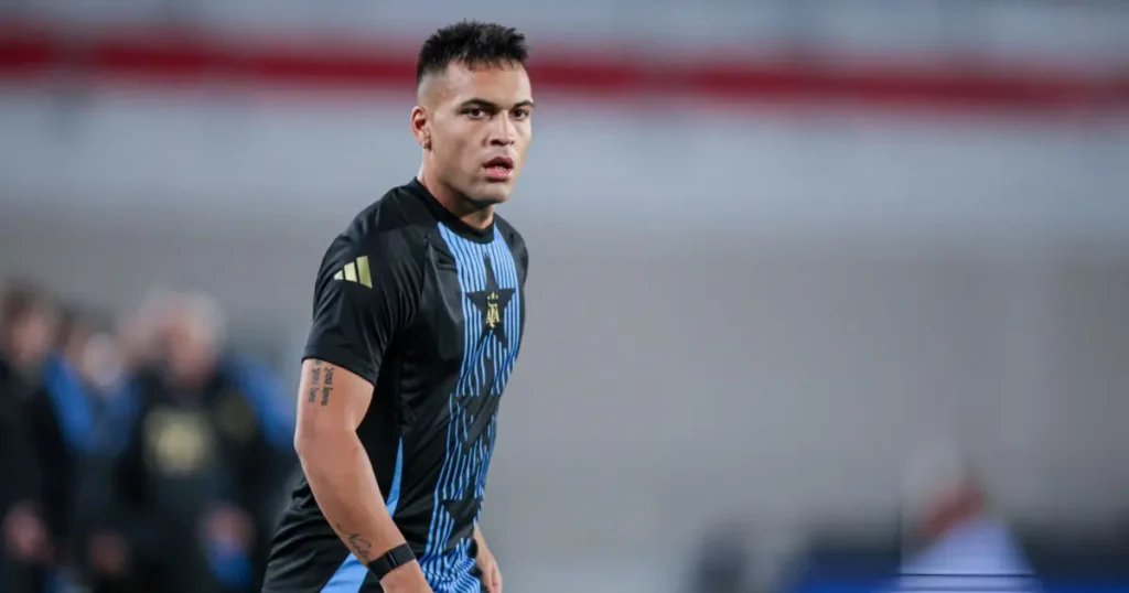 Lautaro Martinez is expected to feature vs Colombia