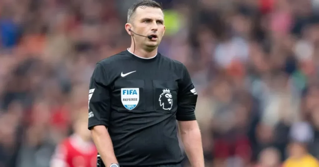 Michael Oliver Premier League referee