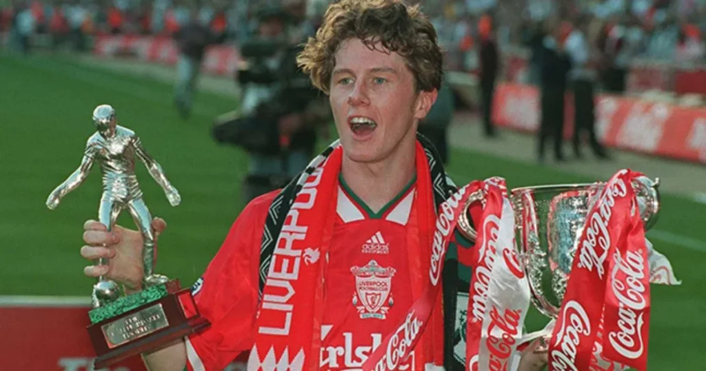 Steve McManaman Liverpool midfielder