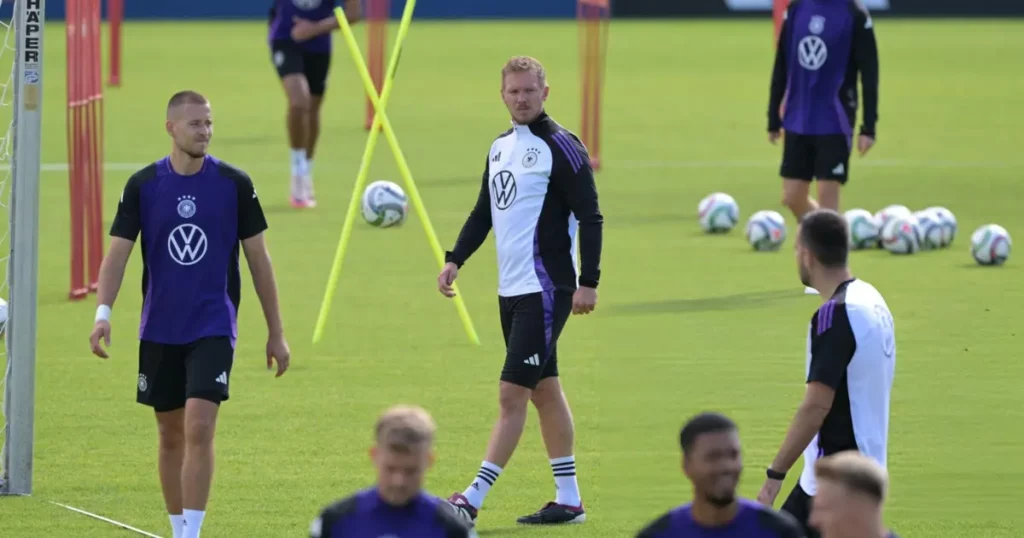 Germany national football team training