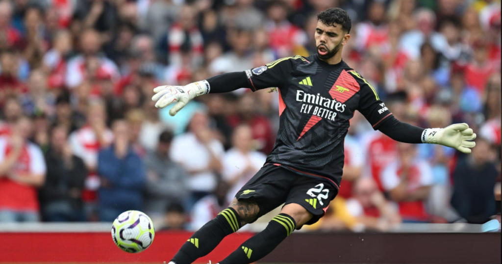 Arsenal’s goalkeeper David Raya -Getty Images