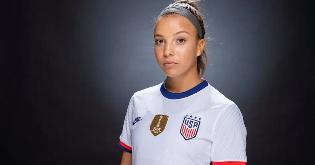 hottest female footballers Mallory Pugh