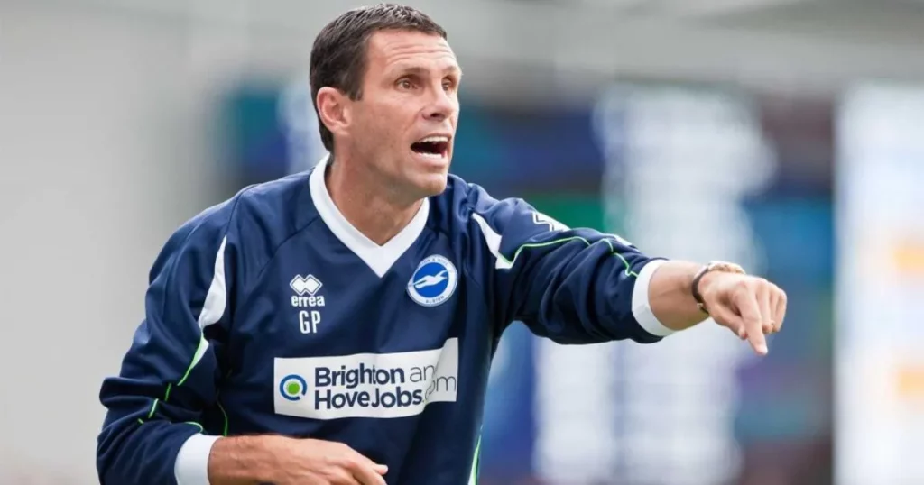 Brighton managers Gus Poyet