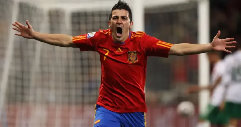 Best Spanish footballers David Villa