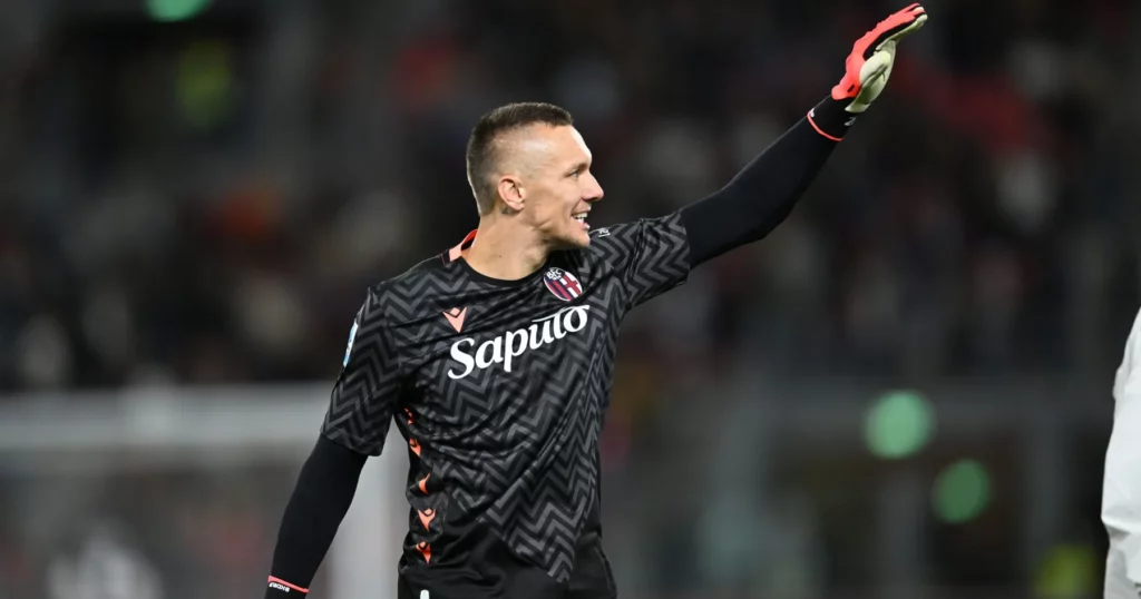 Bologna shot-stopper Lukasz Skorupski