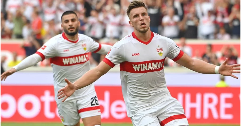 Stuttgart forward Ermedin Demirovic 