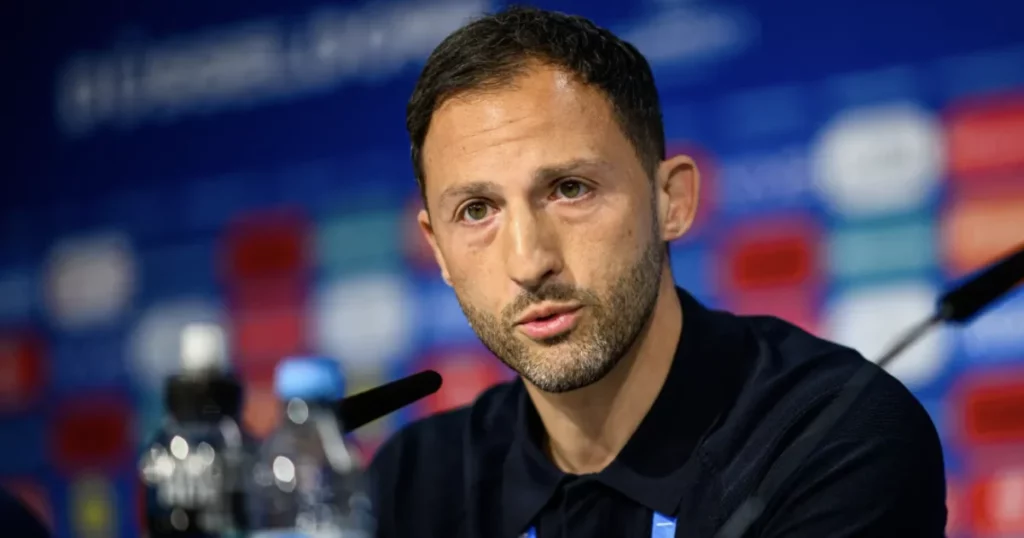 Belgium coach Domenico Tedesco