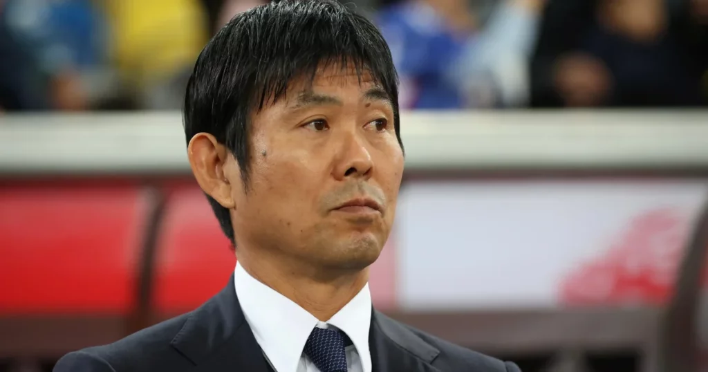 
Japan head coach Hajime Moriyasu.