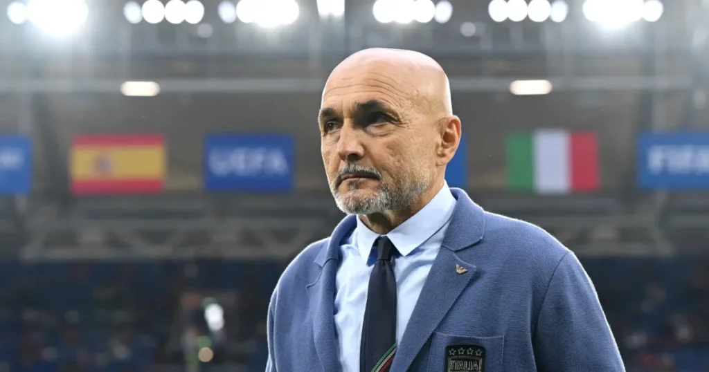 Italy manager Luciano Spalletti during a match