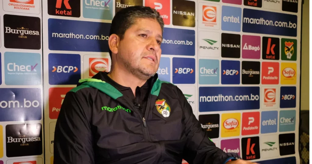 Bolivia manager Oscar Villegas