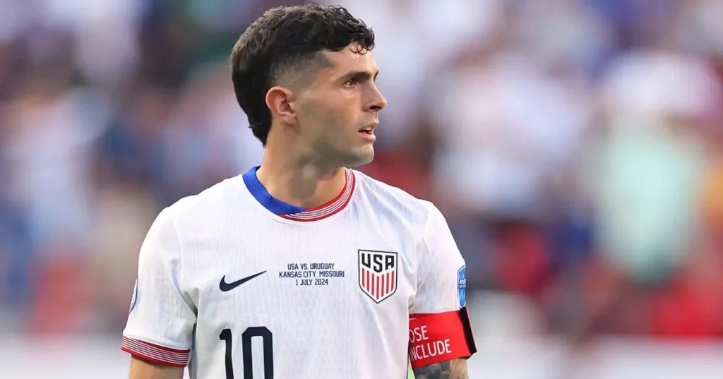 USA captain and star player Christian Pulisic.